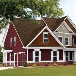 brown house metal roof|reddish brown roof house colors.